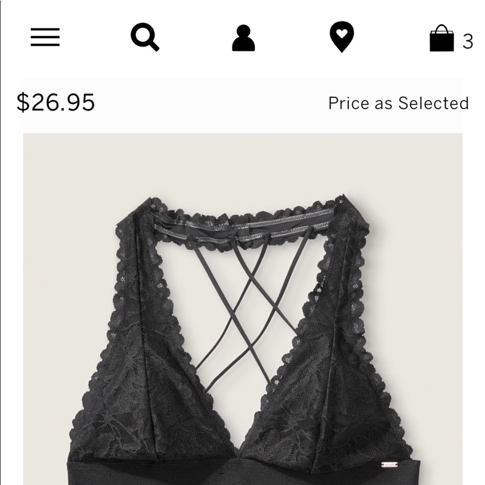 NWT VS Pink Halter bra